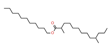 Undecyl 2,10-dimethyltridecanoate